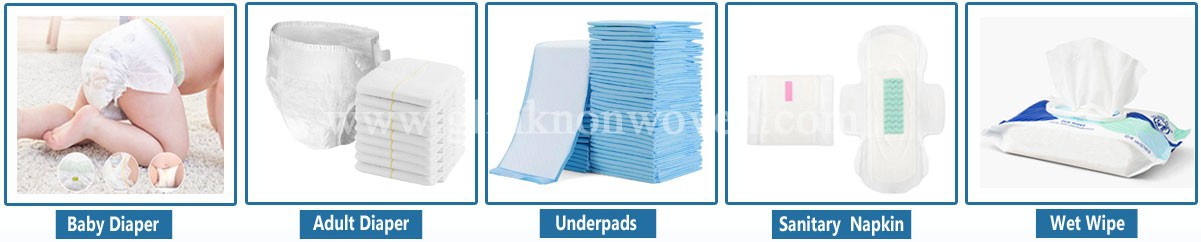 raw material needed for making sanitary pads