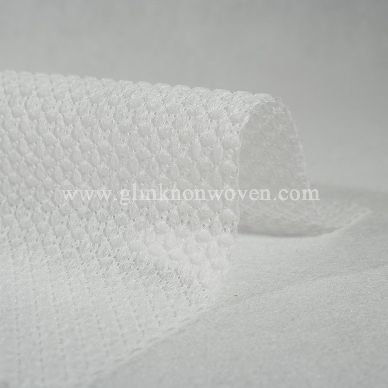 3D perforated airthrough nonwoven hydrophilic material for big waistband diaper topsheet