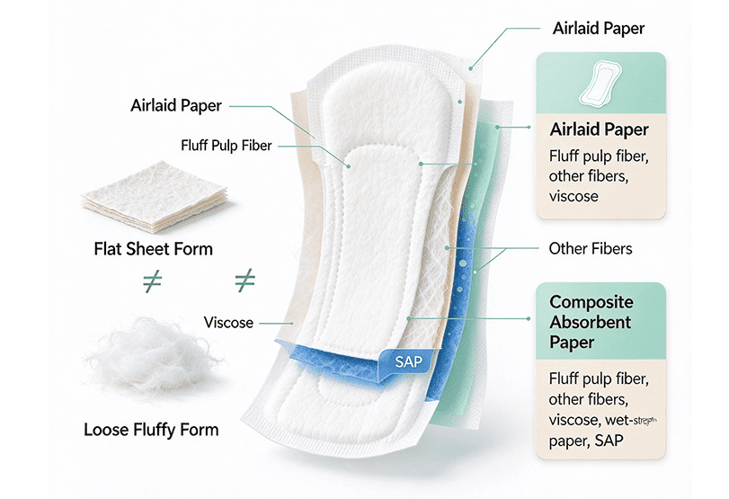Ultra-thin sanitary pads Ultra-thin sanitary pads